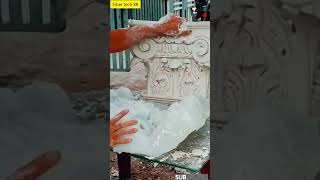 Making a stylish plaster of paris molding DIy 2023 [upl. by Enert482]