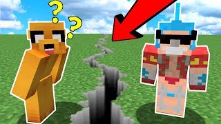 YOUTUBERS VS DESASTRES NATURALES 😱 TERREMOTO DESTRUYE LA CIUDAD 🏙️ MINECRAFT [upl. by Odlabso]