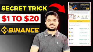 Daily Earn 20 From Binance Secret Trick  Binance Mobile Trading For Beginners binance [upl. by Esaele]