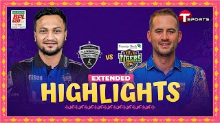 Extended Highlights  Khulna Tigers vs Rangpur Riders 30th Match  BPL 2024  T Sports [upl. by Htenywg]