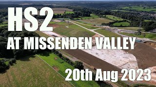 HS2 at Missenden Valley  20th August 2023 [upl. by Tullus486]