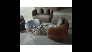 Italian Luxury Elegant Sofa Set Living Room Furniture Modern Home Restaurant Dining Sofa Chair [upl. by Eta]