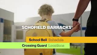 Back to School Safety Video  Schofield Barracks [upl. by Adianez]