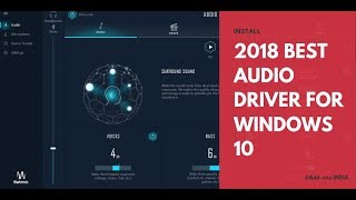 REPLACE YOUR AUDIO DRIVER with Nahimic 3 WINDOWS 10  3D SOUND EFFECT Addons INDIA [upl. by Anetta]