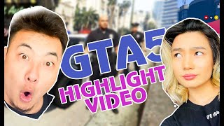 GTA V HIGHLIGHTS WITH MY CUTTIE made by Otgonno [upl. by Hanleigh]