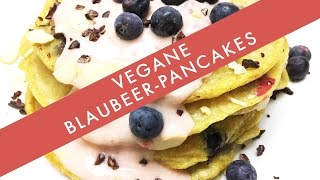 Thermomix  Vegane BlaubeerPancakes  Pfannkuchen  Glutenfrei [upl. by Dloraj738]