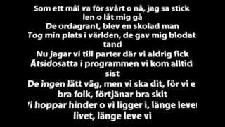 Ison amp Fille  Länge leve vi LYRICS [upl. by Kenlee499]