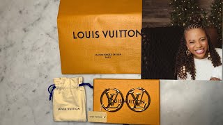 UNBOXING LOUIS VUITTON LOUISE HOOP EARRINGS  3 YEAR REVIEW  WEAR amp TEAR [upl. by Sig763]