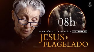 Relógio da Paixão Jesus é flagelado 08h [upl. by Kcirej421]