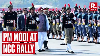 PM Modi Attends The Annual NCC Rally At the Cariappa Parade Ground  NCC PM Rally [upl. by Luann]