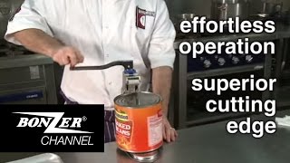 Operating Your BONZER® Can Opener [upl. by Munro]