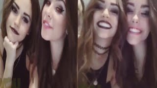 Maggie Lindemann and Madison Beer on YouNow livestream [upl. by Crescantia290]