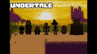 Undertale True Pacifist Ending [upl. by Enelyak230]