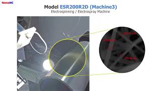 ExampleThe operating method of electrospinning  electrospray machine NanoNC [upl. by Rekcut]