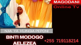 Njia ya kuingia peponi binti mdogo aeleza mazito mashaallah [upl. by Ardnuassac151]