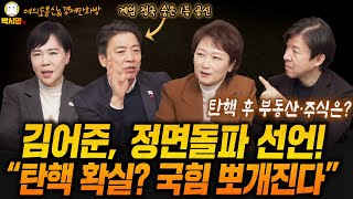 김어준 정면돌파 선언  quot탄핵 확실 국힘 뽀개진다quot  ft전현희 이언주 부승찬 김성완 이광수 고현준 [upl. by Urina669]