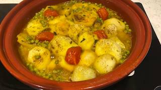 tajine veau et légumesveal and veggies tajine  GOOD foodrecette facile [upl. by Virgie421]