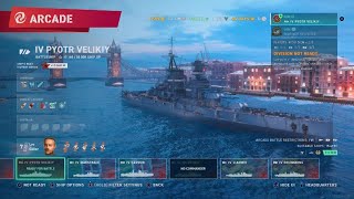 WoWs Legends Ep49 Arcade Pyotr Velikiy [upl. by Weinrich]