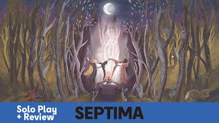 Septima  Board Game Solo Playthrough amp Review [upl. by Terrance]