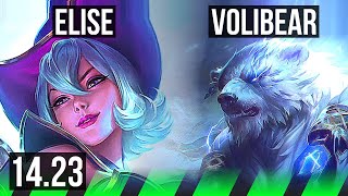 ELISE vs VOLIBEAR JGL  KR Diamond  1423 [upl. by Ardnekat]