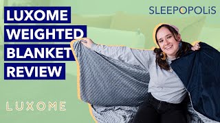 Luxome Weighted Blanket Review  Best Weighted Blanket For Couples [upl. by Sibyls]