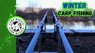 WINTER CARP FISHING  Mousehole Lakes Vlog  Carp Fishing  Carp Basics  Ronnie Rig  2023 [upl. by Ker]