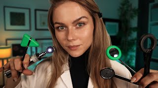 ASMR All Medical RPs Combo Cranial Nerve Exam Eye Exam Ear Exam Ear Cleaning Scalp Exam [upl. by Arica]