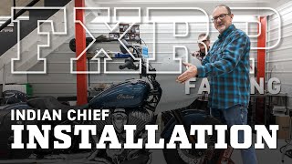 FXRP Fairing Install Indian Chief [upl. by Leirea]