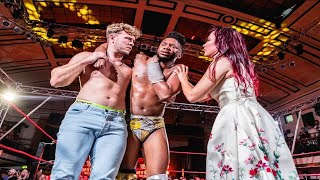 WILL OSPREAY interrupts MJF ATTACK before AEW All In [upl. by Lauryn]