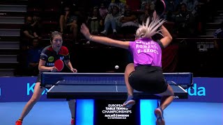 Bernadette Szocs vs Han Ying  Final 2023 European Team Championships [upl. by Kendal218]