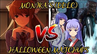 Monika DDLC Halloween Matchups [upl. by Airrehs612]