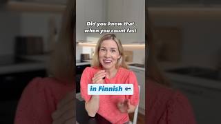 Counting in Finnish but fast🤪😅 finnishlanguage [upl. by Dnaleel]