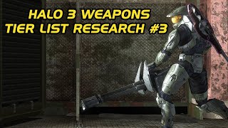 Halo 3 Weapons Tier List Research 3 [upl. by Tamma]