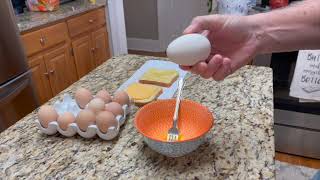 20 Goose Eggs Boiled and Scrambled First time trying Goose Eggs [upl. by Desmund]