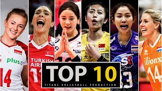 Top 10 Best Womens Volleyball Setters In The World ᴴᴰ [upl. by Aramat]