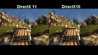 DirectX 11 vs DirectX 10 Heaven benchmark [upl. by Neenad]