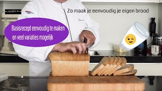 Zo maak je zelf eenvoudig je eigen brood [upl. by Aseel]