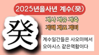 2025년 을사년 계수癸일간운세 [upl. by Birmingham934]