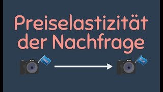 Preiselastizität der Nachfrage kurz und knapp erklärt  Überblick und Beispiel  wirtconomy [upl. by Kehr]