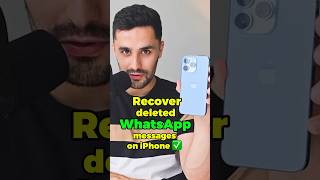 Recover Deleted WhatsApp Messages on iPhone 📲 from iCloud [upl. by Elleyoj]