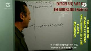 LECTURE55 Exercise 55 PART1 EXAMPLES FUNCTION AND ITS TYPES 11 CORRESPONDENCE 10 MATH KPK BOARD [upl. by Ariaes207]