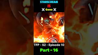 Starscream is Gone ☠️💔  tfp  season 2  episode 10  cartoons amp movie edits  ytshorts foryou [upl. by Onaireves169]