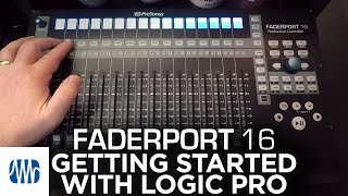 Presonus–Getting Started with FaderPort 16 and Logic Pro [upl. by Behnken]