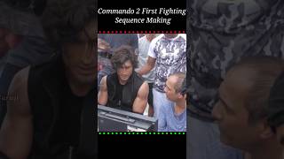 Commando 2 Movie First Fighting Sequence Making ytshorts cineguruji vidyutjammwal viral [upl. by Charlene]