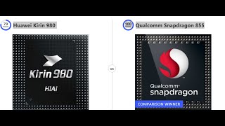 Huawei Kirin 980 vs Qualcomm Snapdragon 855 [upl. by Brigitte160]