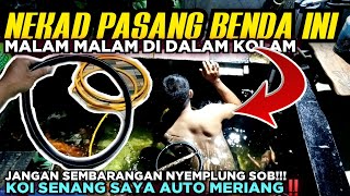 🔴 CARA PASANG SELANG UNIRING DI DALAM KOLAM  JANGAN ASAL NYEMPLUNG KOLAM⁉️ TIPS2 [upl. by Norej]