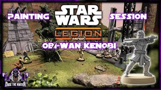 Star Wars Legion Painting Session  Obi Wan Kenobi [upl. by Karlene21]