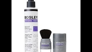 Bosley Pro Hair Thickening Fibers Kit [upl. by Meluhs380]