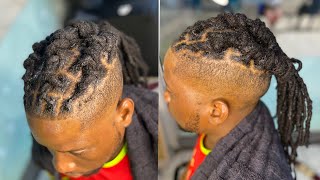 Easiest men dreadlocks style tutorialsubscribehairstylesdreadlocksnaturalhairstylescoiffurelocs [upl. by Cramer]