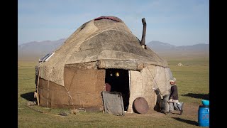 Making a Yurt in Kyrgyzstan [upl. by Otrebile]